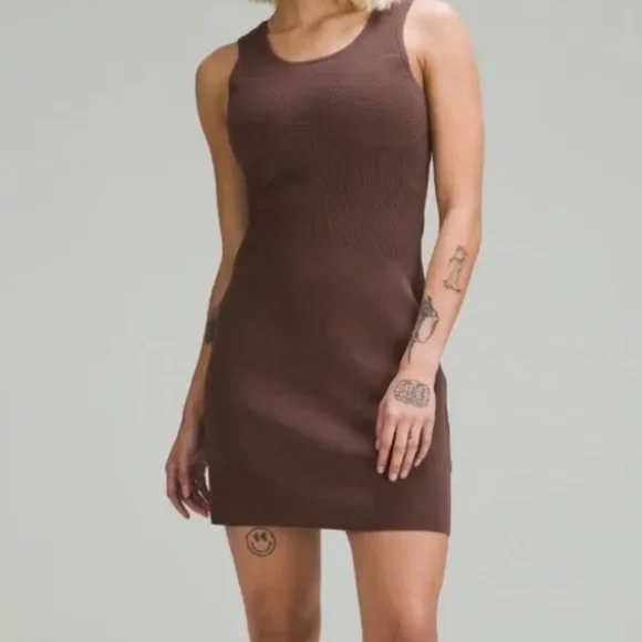 green emerald velvet dress Light Brown Ribbed Bodycon Dress - All Dresses
